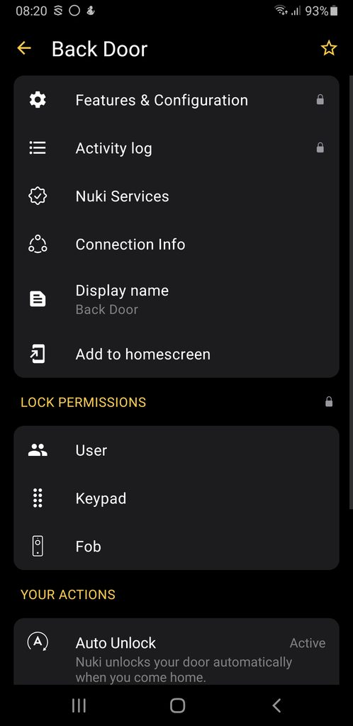 Nuki Smart Lock App